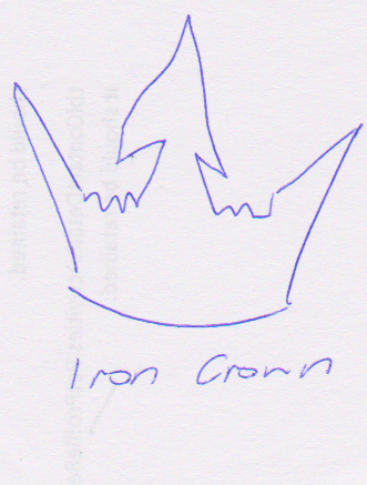 hnd draw Iron Crown logo